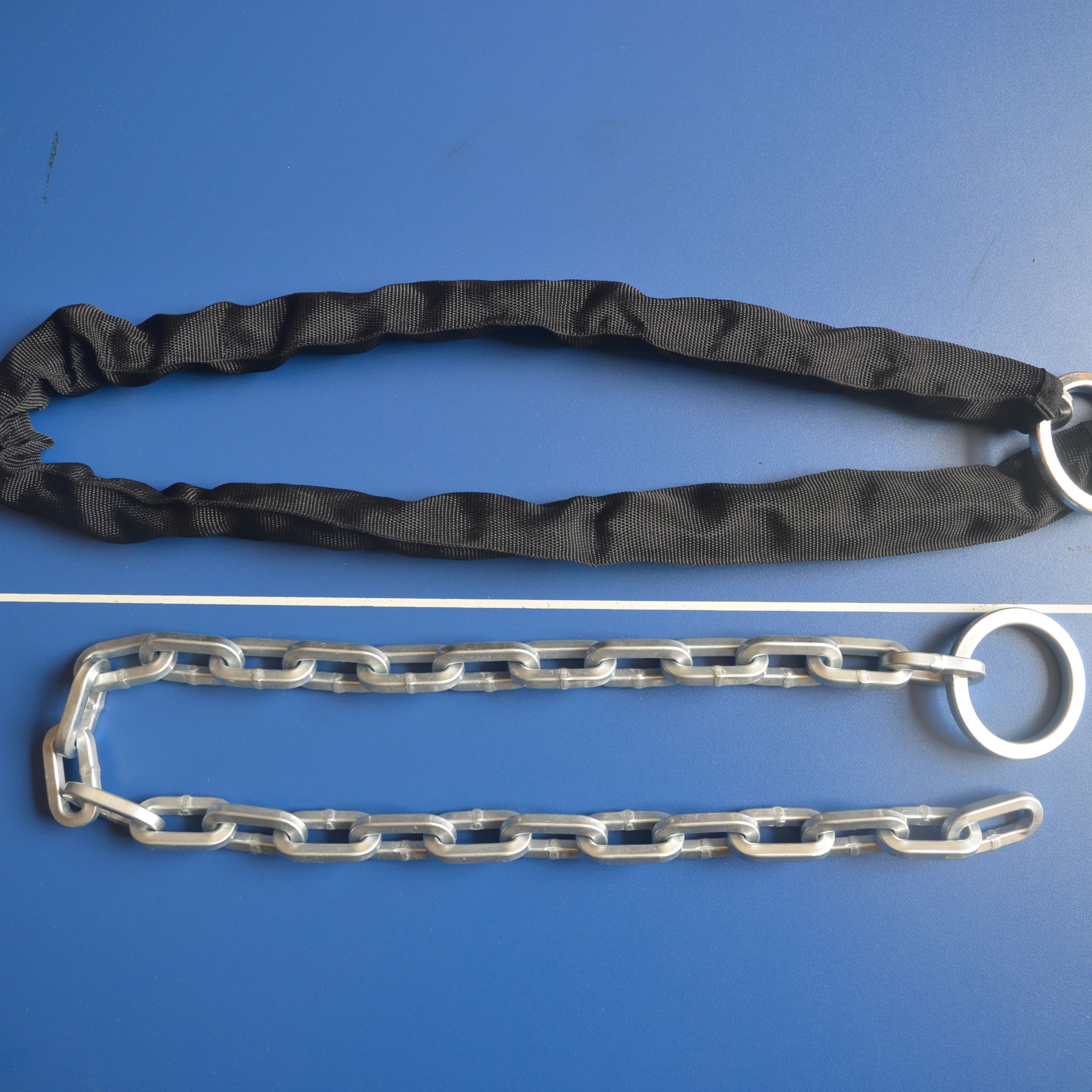Square Shape Link Chain with a Ring